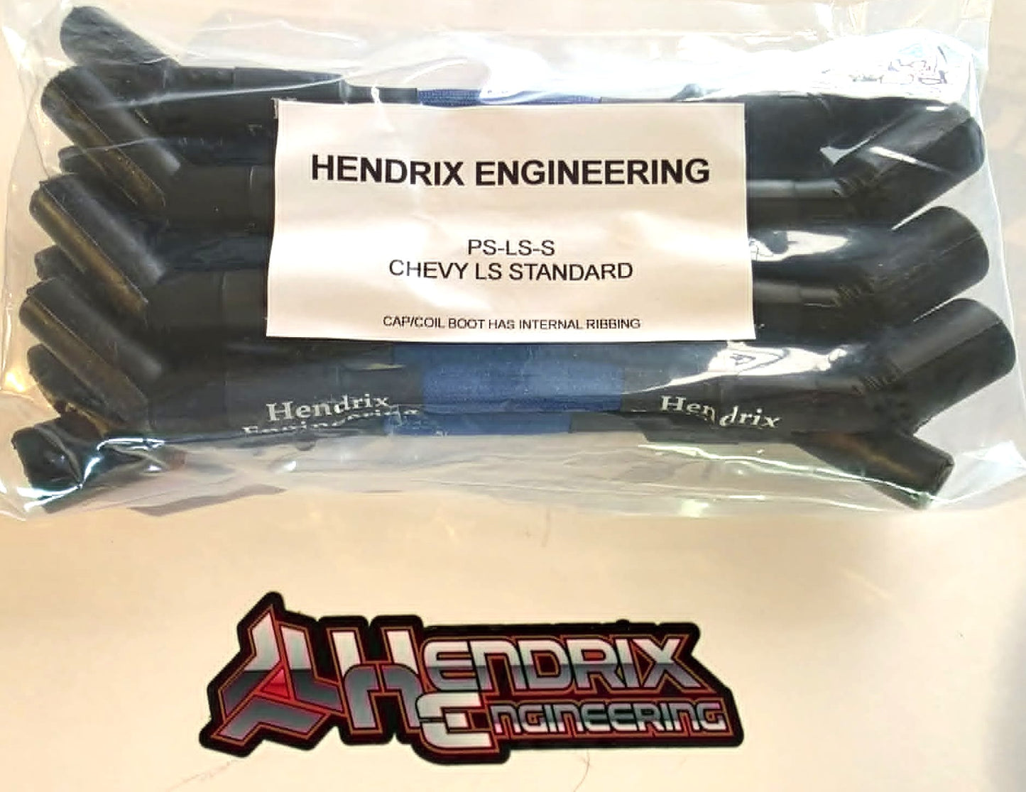 Hendrix-Engineering FIBERGLASS WRAPPED HIGH-PERFORMANCE SPARK PLUG WIRE SET