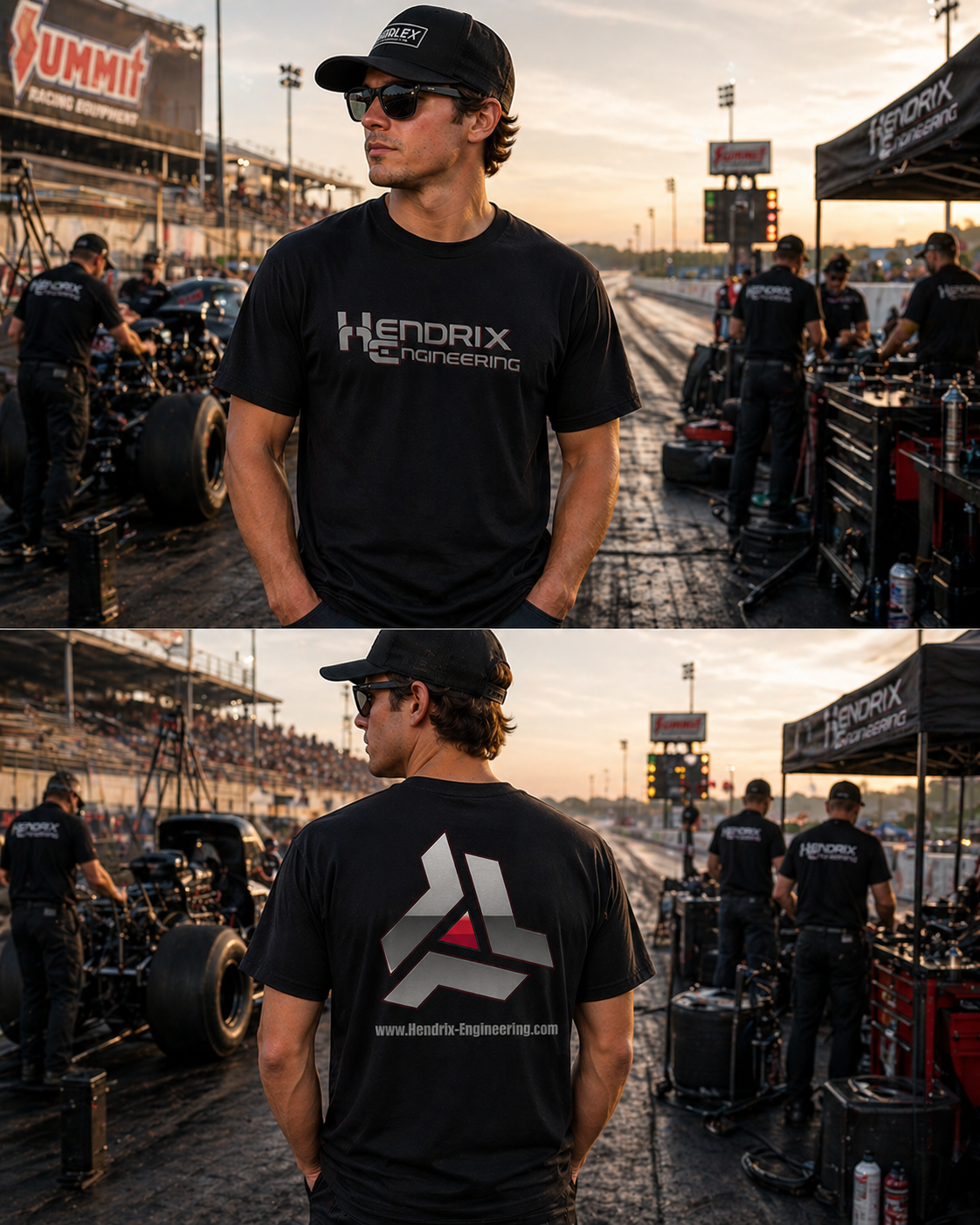 Hendrix Engineering logo tee