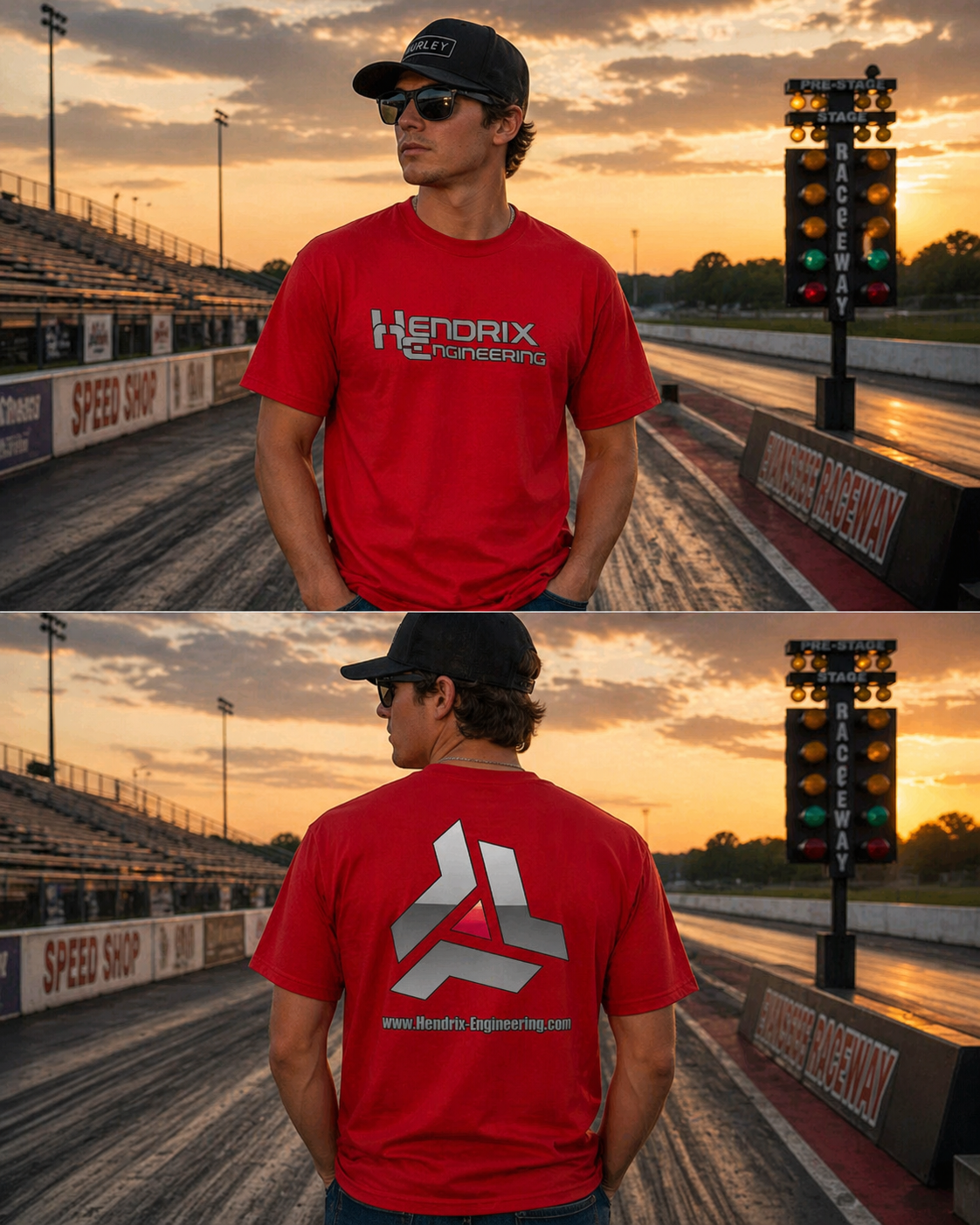Hendrix Engineering logo tee