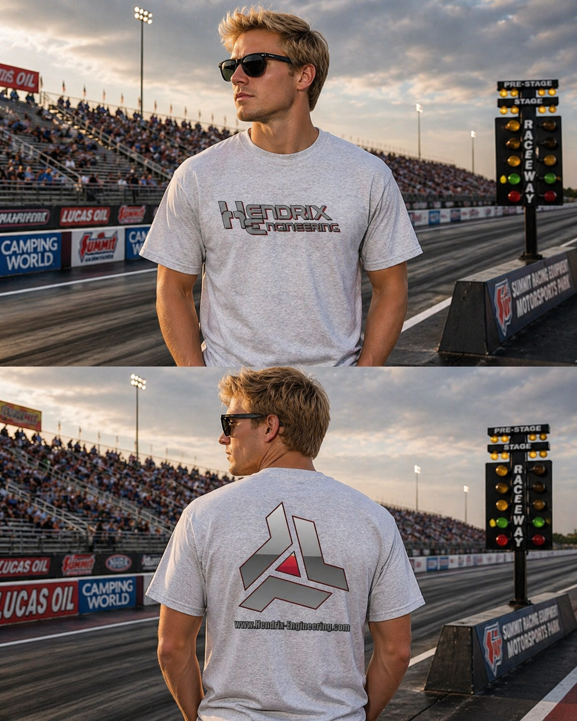 Hendrix Engineering logo tee