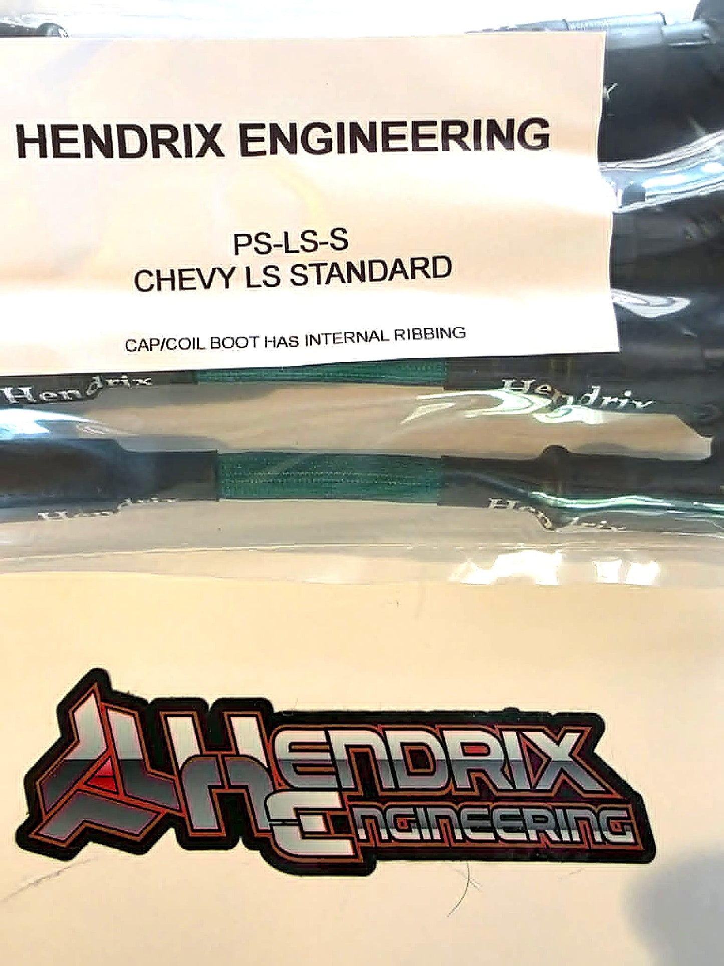 Hendrix-Engineering FIBERGLASS WRAPPED HIGH-PERFORMANCE SPARK PLUG WIRE SET