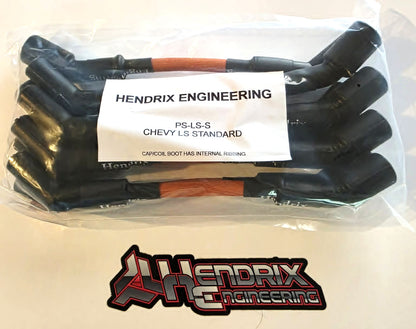 Hendrix-Engineering FIBERGLASS WRAPPED HIGH-PERFORMANCE SPARK PLUG WIRE SET