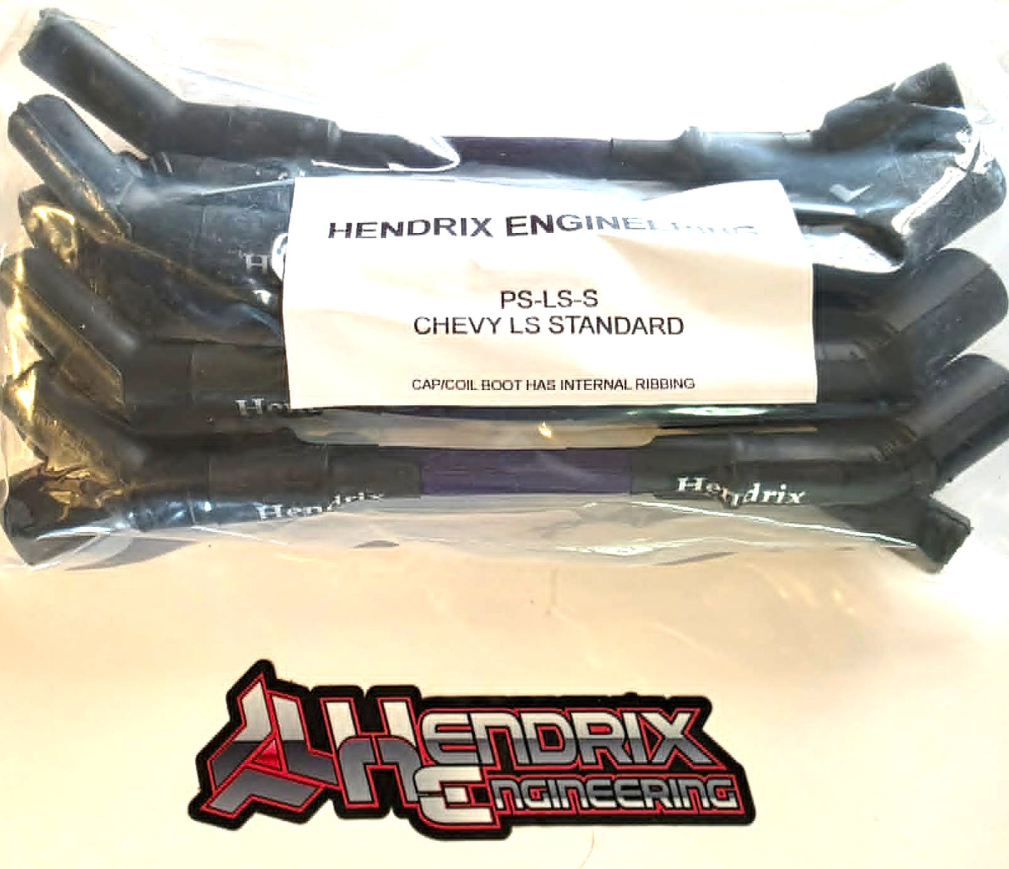 Hendrix-Engineering FIBERGLASS WRAPPED HIGH-PERFORMANCE SPARK PLUG WIRE SET