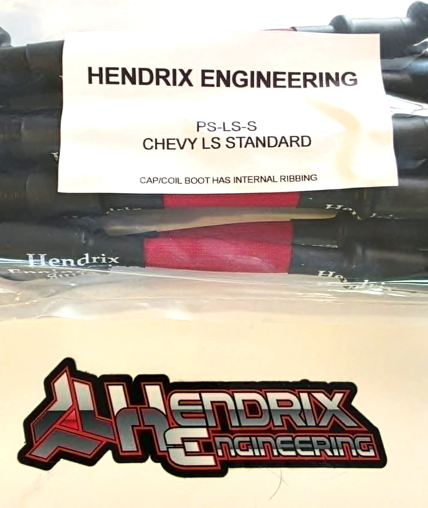 Hendrix-Engineering FIBERGLASS WRAPPED HIGH-PERFORMANCE SPARK PLUG WIRE SET